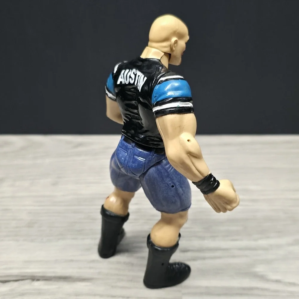 Vintage 1998 WWF Stone Cold Steve Austin - Jakks Pacific 6